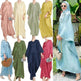 Loose Batwing Long Sleeve Abaya Dress for Arab Dubai Turkey Middle East Women - EX-STOCK Canada