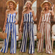 Loose Homewear Striped Small Sling Trousers Woven Suit Women - EX-STOCK Canada