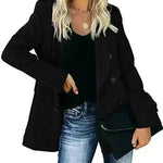 Loose Long-sleeved Knitted Solid Color Sweater - EX-STOCK CANADA