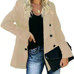 Loose Long-sleeved Knitted Solid Color Sweater - EX-STOCK CANADA