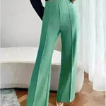 Loose Straight Pants Women High Waist Casual Trousers - EX-STOCK CANADA