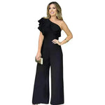 Loose Straight Temperament Women's Jumpsuit - EX-STOCK CANADA