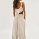 Loose Wide Leg Pants Women Drawstring Leggings Trousers - EX-STOCK CANADA