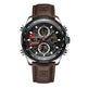 Luxury Men's Waterproof Sports Leather Strap Electronic Multi-function Watch - EX-STOCK Canada