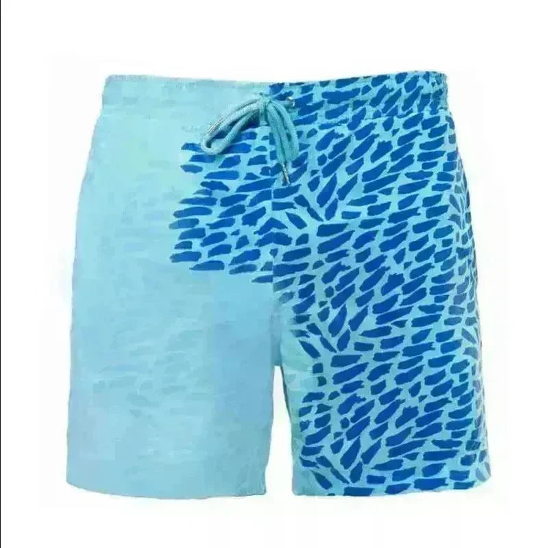 Magical Change Color Beach Shorts Summer Men Swimming Trunks Swimwear Swimsuit Quick Dry bathing shorts Beach Pant - EX-STOCK CANADA