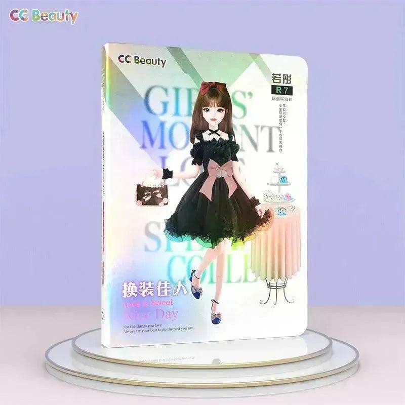 Magnetic Baby Girl Dressing Stickers Baby Clothing Stickers Book Toys - EX-STOCK Canada