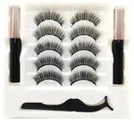 Magnetic Eyelashes Eyeliner Set Long Lasting False Mink Waterproof Eye Lashes Extension Reusable Beauty Makeup Tool - EX-STOCK CANADA