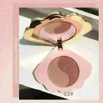 Makeup Shell Double Color Mirror Powder Blusher - EX-STOCK CANADA