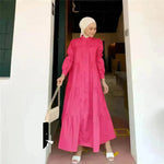 Malay Indonesian Cotton Arab Patchwork Dress - EX-STOCK CANADA