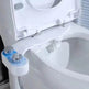 Manually Adjustable Toilet Bidet And Mechanical Bidet for Butt Washing. - EX-STOCK Canada