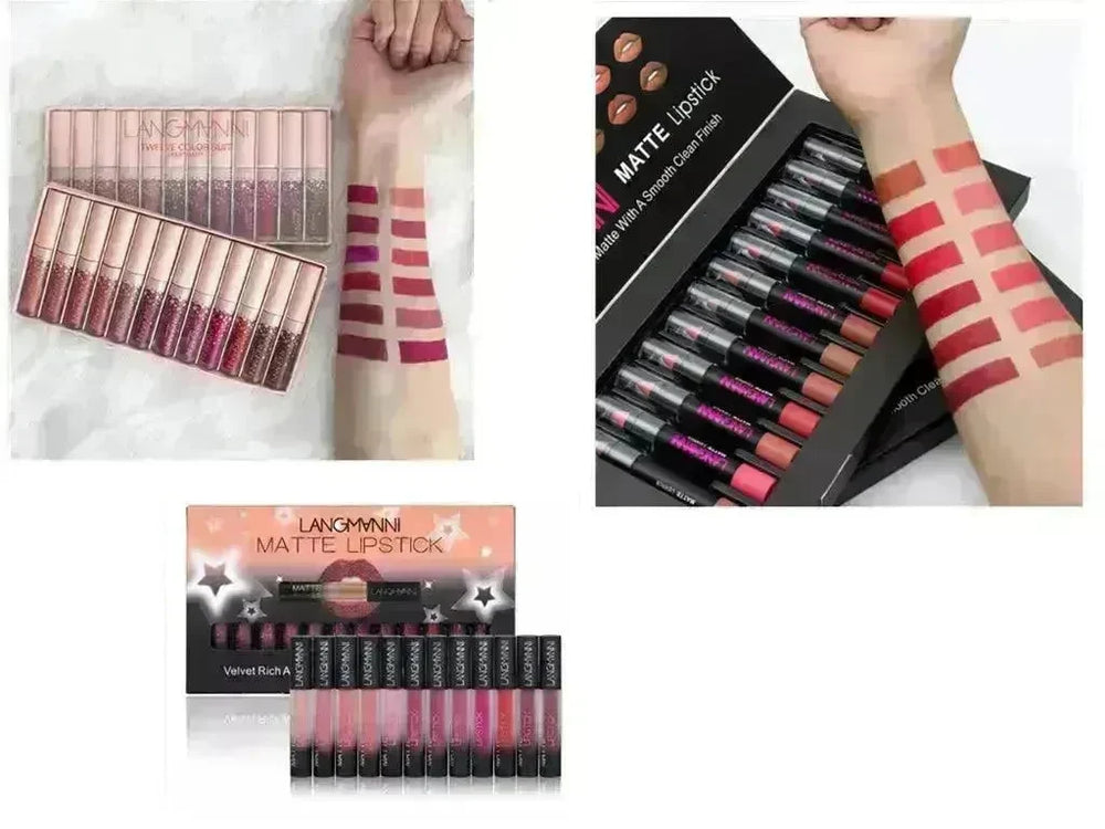 Matte Lipstick Waterproof Long-lasting Velvet Lipstick Set - EX-STOCK CANADA
