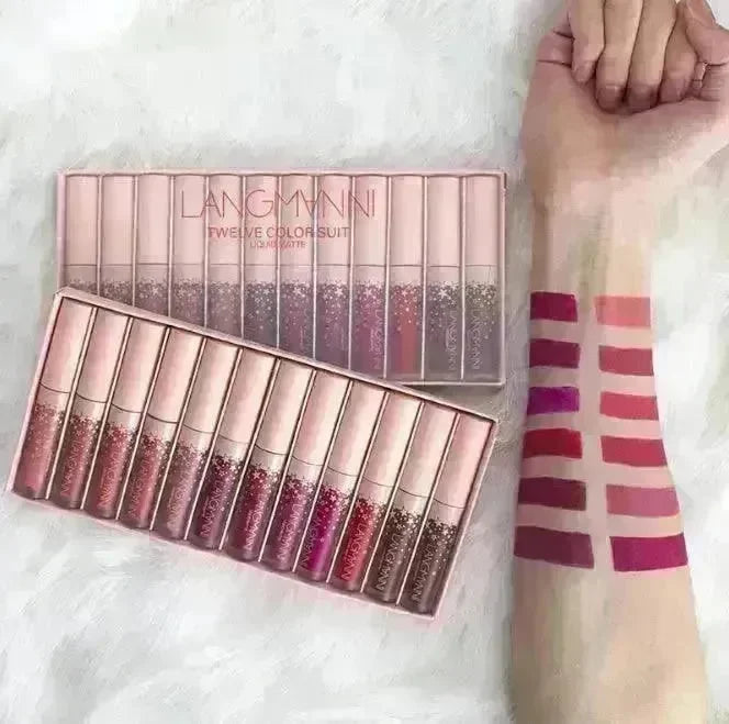 Matte Lipstick Waterproof Long-lasting Velvet Lipstick Set - EX-STOCK CANADA