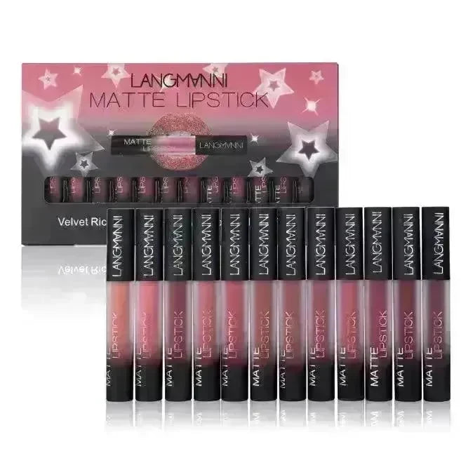 Matte Lipstick Waterproof Long-lasting Velvet Lipstick Set - EX-STOCK CANADA