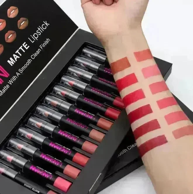 Matte Lipstick Waterproof Long-lasting Velvet Lipstick Set - EX-STOCK CANADA