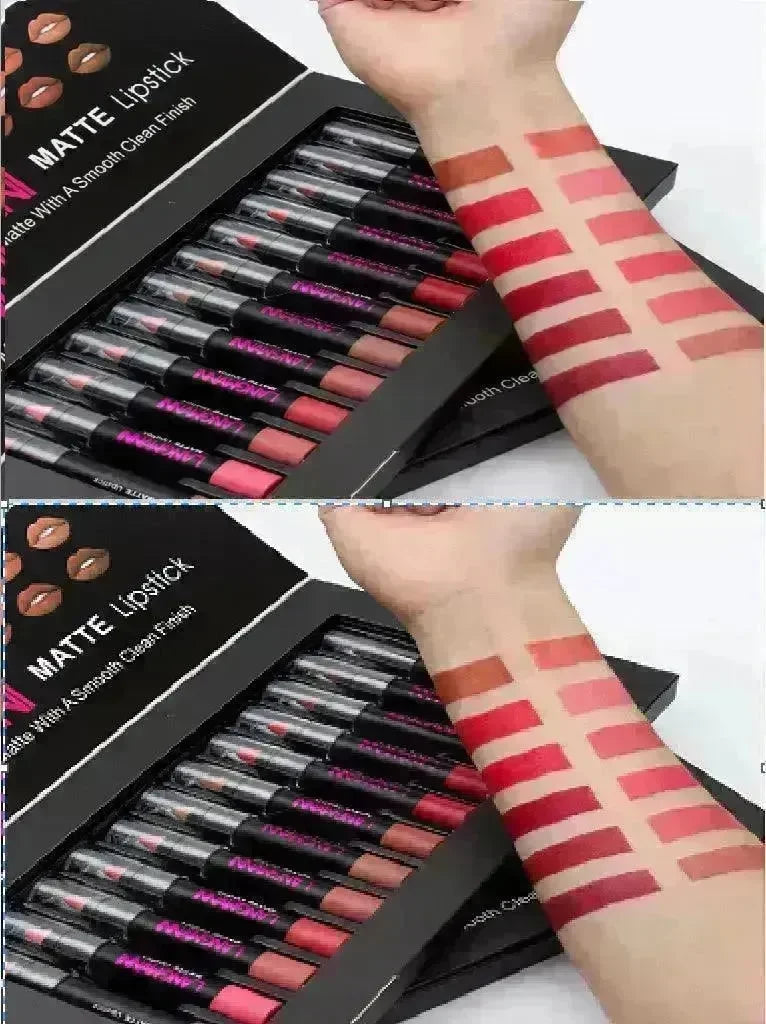 Matte Lipstick Waterproof Long-lasting Velvet Lipstick Set - EX-STOCK CANADA