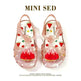 Meli Crystal Shoes Fruit Soft Bottom Roman Style - EX-STOCK CANADA