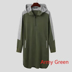 Fashionable and Elegant Men's Arabian matching robe Arab zipper pocket sweater Moroccan Men's Jalabiya - EX-STOCK Canada