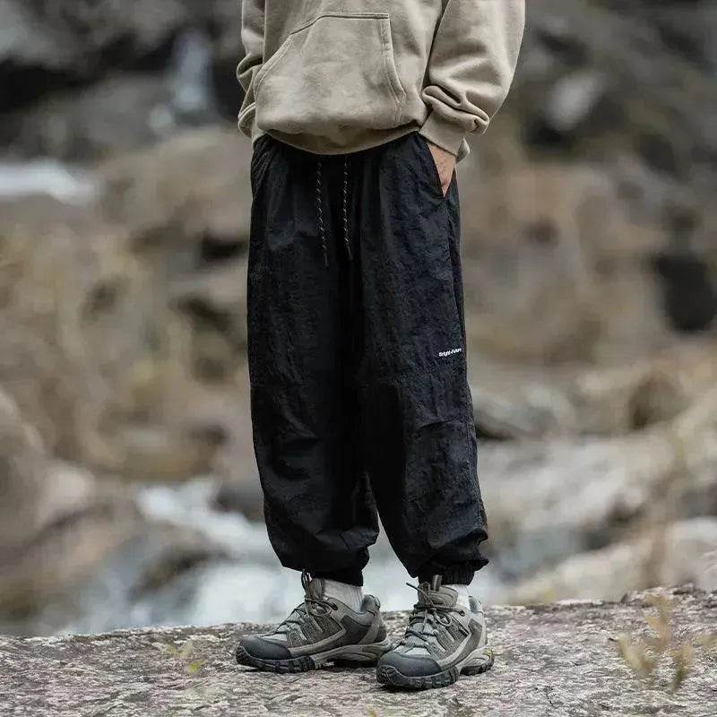 Men's Fashion Ankle-tied Loose Waterproof Workwear Pants - EX-STOCK Canada