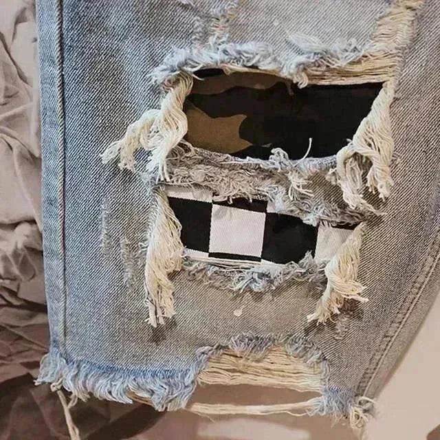 Men's Fashion Casual Ripped Denim Shorts - EX-STOCK Canada