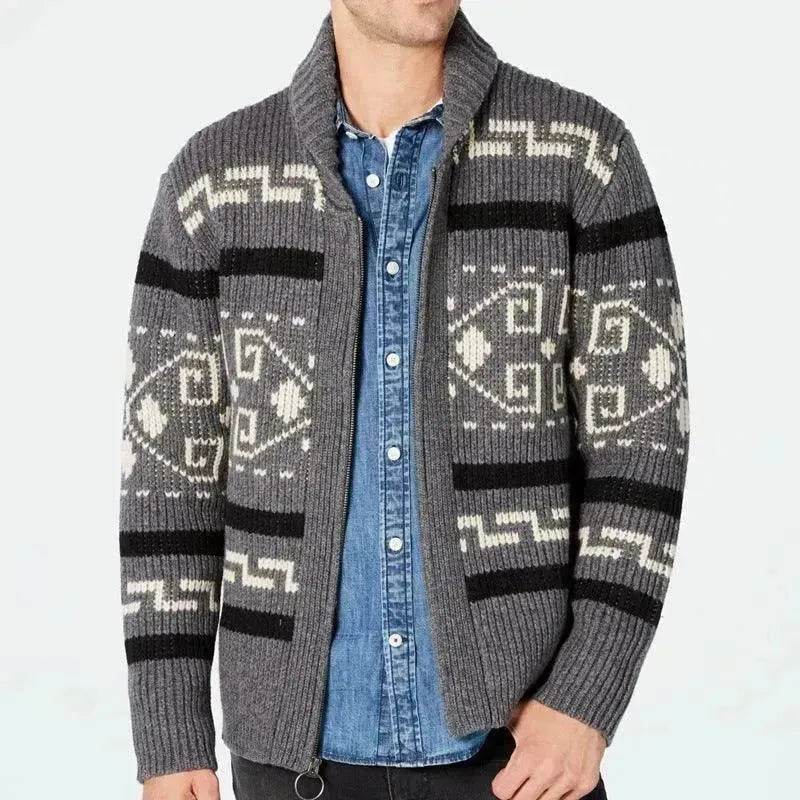 Men's Fashion Lapel Youth Casual Cardigan Jacket - EX-STOCK Canada
