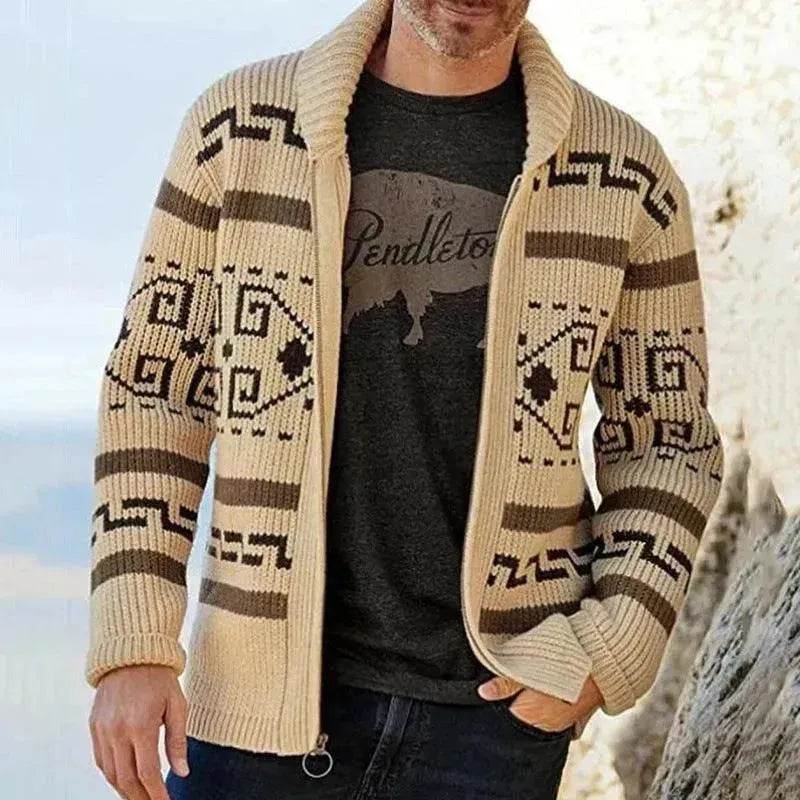 Men's Fashion Lapel Youth Casual Cardigan Jacket - EX-STOCK Canada