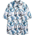 Men's Full Printed Graffiti Printing Shirt - EX-STOCK Canada