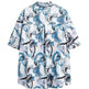 Men's Full Printed Graffiti Printing Shirt - EX-STOCK Canada