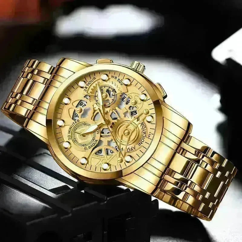 Men's Hollow Non-mechanical Business Watch - EX-STOCK CANADA