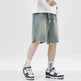 Men's Loose Casual Starry Sky Pattern Denim Shorts - EX-STOCK Canada