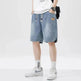 Men's Loose Casual Starry Sky Pattern Denim Shorts - EX-STOCK Canada