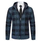 Men's Plaid Thickened Sweater Coat - EX-STOCK CANADA