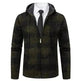 Men's Plaid Thickened Sweater Coat - EX-STOCK CANADA