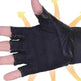 Men's PU Leather Motorcycle Riding Weight Lifting Gym Workout Outdoor Fingerless Glove - EX-STOCK Canada