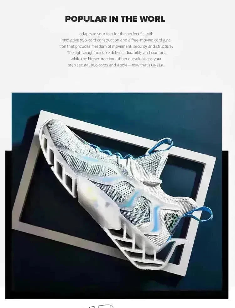 Men's Shoes Spring New Gym Mesh Shoes Casual Running Shoes Trendy Shoes Student Sports Shoes - EX-STOCK CANADA