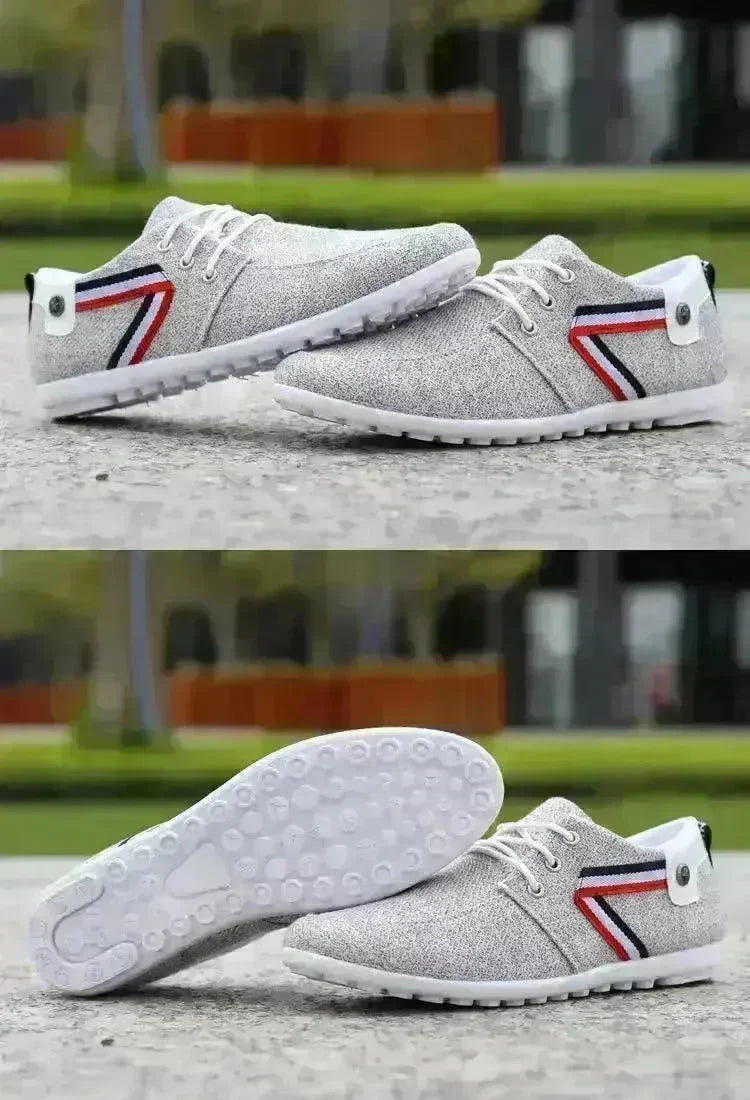 Men'S Soft-Soled Canvas Shoes, Sports And Leisure Old Beijing Cloth Shoes, Peas Shoes - EX-STOCK CANADA