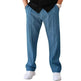 Men's Trouser Pant Sports Casual Loose Straight Pants With Drawstring Design - EX-STOCK Canada