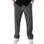 Men's Trouser Pant Sports Casual Loose Straight Pants With Drawstring Design - EX-STOCK Canada