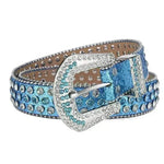 Men Women Alloy Belt Punk Rock Rivet Rhinestone - EX-STOCK CANADA