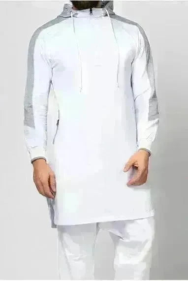 Mens Colorblock Robe Arab Zip Pocket Sweatshirt - EX-STOCK CANADA