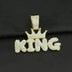 Mens Fashion Alloy Necklace With Diamond Pendant - EX-STOCK CANADA