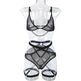 Mesh Erotic Lingerie With Bracelets - EX-STOCK Canada
