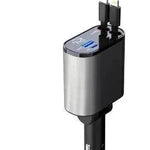 Metal Car Charger 100W Super Fast Charging Car USB And TYPE-C Adapter - EX-STOCK Canada