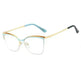 Metal Optic Glasses Frame Square Plain Color Anti Blue Light for Women and Men - EX-STOCK Canada