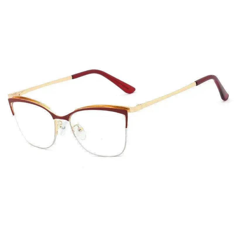 Metal Optic Glasses Frame Square Plain Color Anti Blue Light for Women and Men - EX-STOCK Canada