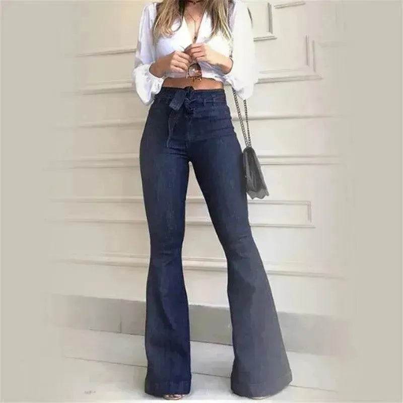 Women Wide Leg Denim Jeans High rise Wide leg bootcut Pants Trouser for Women - EX-STOCK Canada