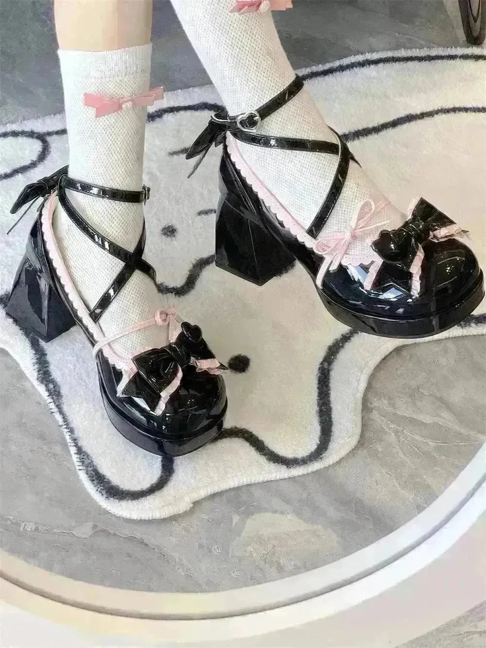 Mid Heel Platform Cute Single-layer Shoe Kid s Lolita Shoes - EX-STOCK CANADA