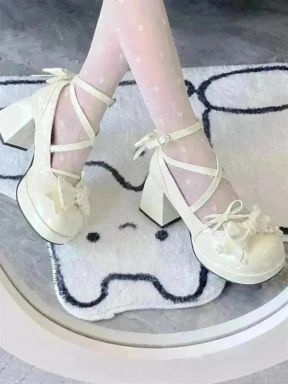 Mid Heel Platform Cute Single-layer Shoe Kid s Lolita Shoes - EX-STOCK CANADA