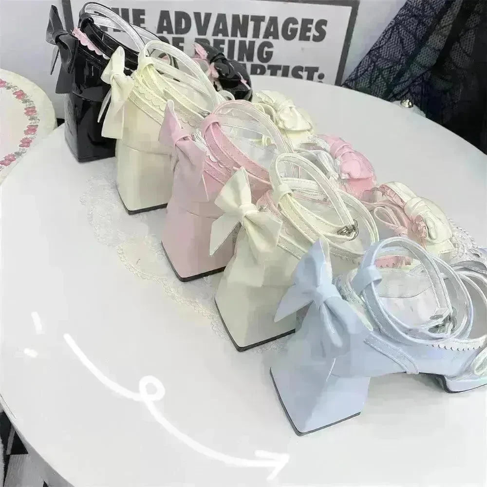 Mid Heel Platform Cute Single-layer Shoe Kid s Lolita Shoes - EX-STOCK CANADA