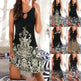 Mid Skirt Women's Sleeveless Fashion Skirt Print Jumpsuit - EX-STOCK CANADA