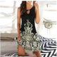 Mid Skirt Women's Sleeveless Fashion Skirt Print Jumpsuit - EX-STOCK CANADA